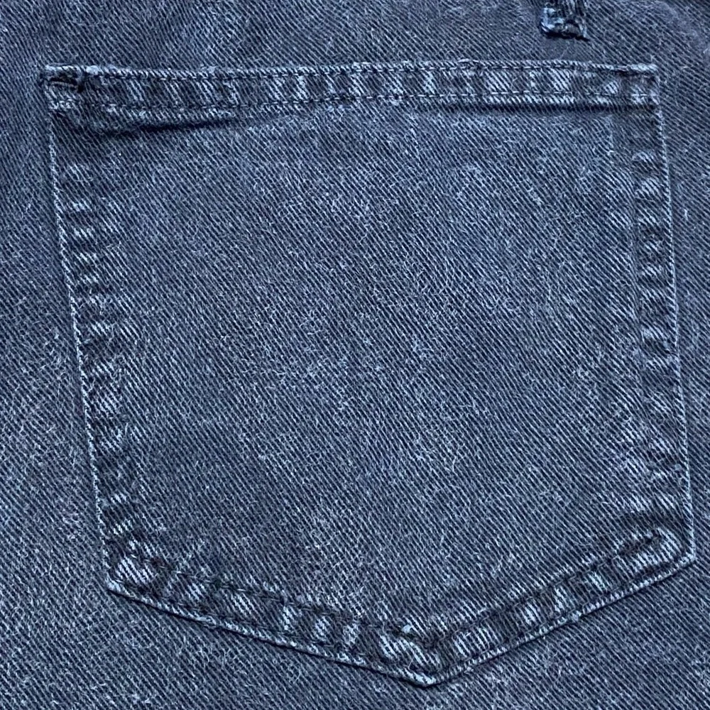 Vintage LEI Jean Shorts Women 7 High Waisted 90’s Black Denim Casual Made in USA
